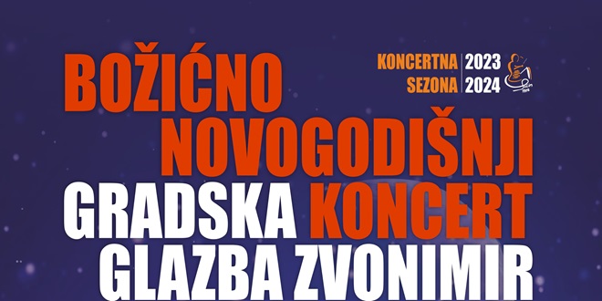 SUBOTA Božićno novogodišnji koncert Gradske glazbe Zvonimir Solin