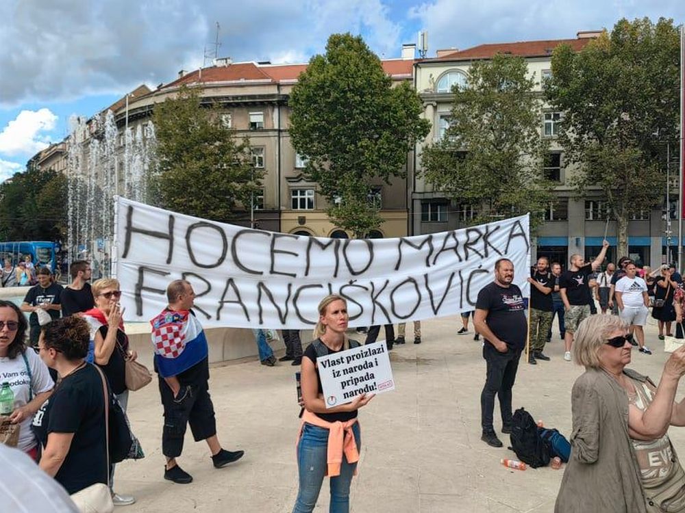 FOTO/VIDEO 'DAJEMO VAM OTKAZ' Završio zagrebački prosvjed, evo poruka |  Dalmatinski portal