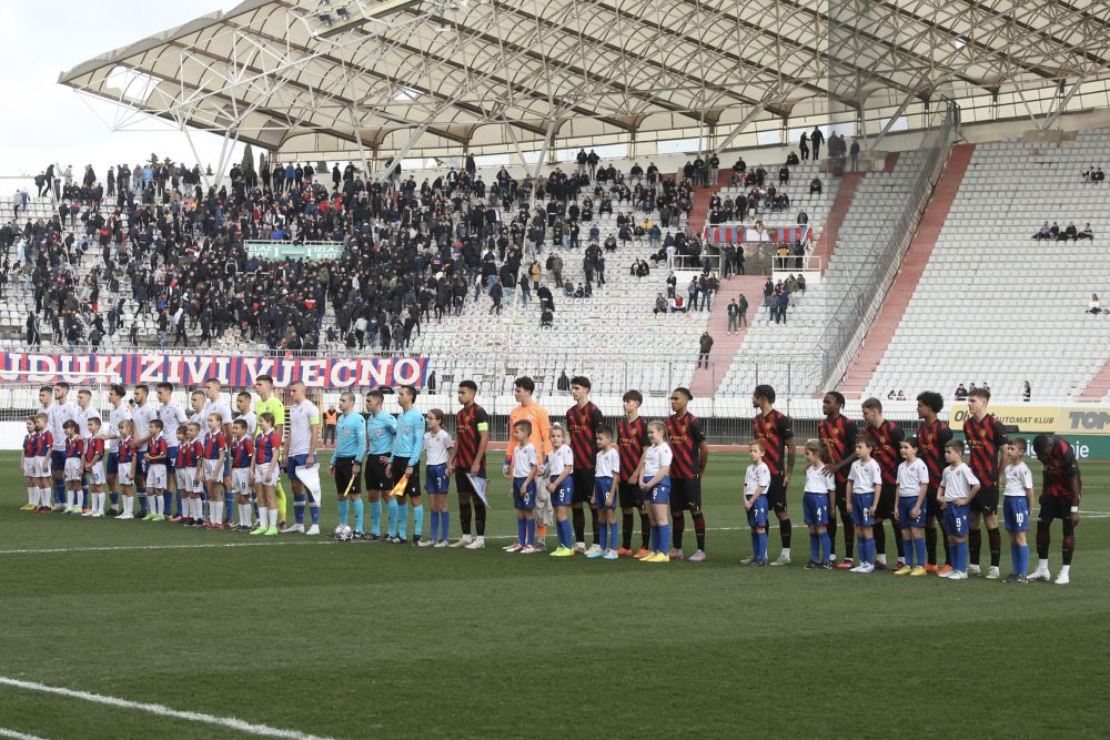 HNK Hajduk Split on X: Kraj prvog dijela na Poljudu: Hajduk