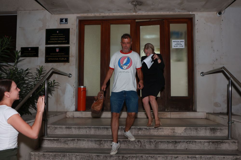 Sergej Trifunović na Prekršajnom sudu u Splitu | foto: Bogdan Klarić