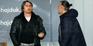 Alen Bokšić posjetio 'bijele' na Poljudu