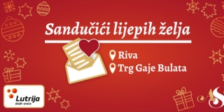 Na dvije lokacije Adventa u Splitu osvanuli nagradni Sandučići lijepih želja