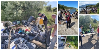 FOTOGALERIJA Učenici i volonteri očistili plažu na Stinicama