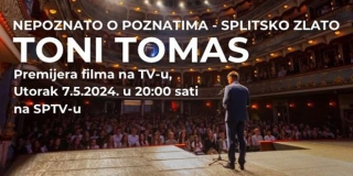 Premijera filma o Toniju Tomasu na SPTV-u danas u 20 sati