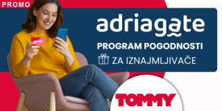Tommy super popusti uz Adriagate program pogodnosti za privatne iznajmljivače