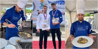 Na međunarodnom natjecanju u Nišu ŠKMER-ov mladi chef osvojio dva zlata u juniorskim kategorijama