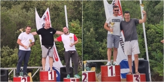 PRVENSTVO HRVATSKE U AUTOSLALOMU Splićani Petar Dajak i Karlo Vrandečić osvojili 3. mjesto