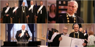 FOTOGALERIJA Dodijeljeni počasni doktorati Sveučilišta u Splitu, prof. Joška Vlašića svladale emocije