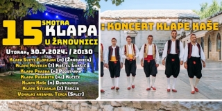 JUBILARNA 15. SMOTRA KLAPA U ŽRNOVNICI Samostalni koncert će održati klapa Kaše, organizatori spremaju brojna iznenađenja