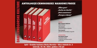 Crnogorski dani kulture u Splitu: Predstavljanje antologija crnogorske narodne proze