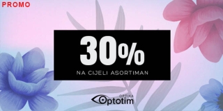 Ovaj tjedan u optici Optotim: 30% popusta na cjelokupnu ponudu