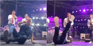 VIDEO Gibonni pao na pozornici