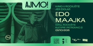SINJ Edo Maajka otvara koncertni ciklus Ajmo u Rodilište!