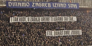 Dinamovi navijači nakon utakmice podignuli poruku