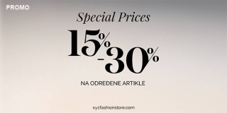 XYZ Concept Store donosi Special Prices ponudu - premium brendovi uz 15 % do 30 % popusta