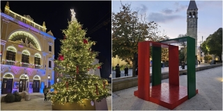 FOTOGALERIJA Blagdanski ugođaj u burnoj splitskoj noći, završava se kićenje grada