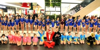 U RITMU GIMNASTIKE Oko 70 mladih gimnastičara oduševilo je publiku u City Centeru