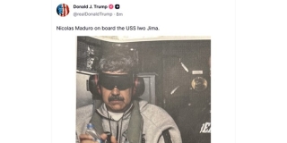 Trump je objavio sliku uhićenog Madura