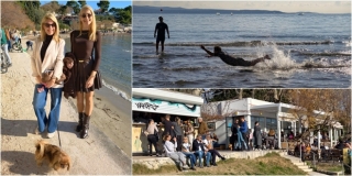 FOTO/VIDEO Dok se unutrašnjost bori sa snijegom, Splićani uživaju na plažama