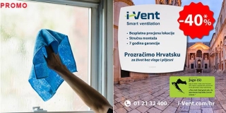 Zimi vam se magle prozori, a ljeti zrak stoji? I-Vent ventilacija s rekuperacijom to rješava efikasno - uz 7 godina garancije i čak 40 % popusta
