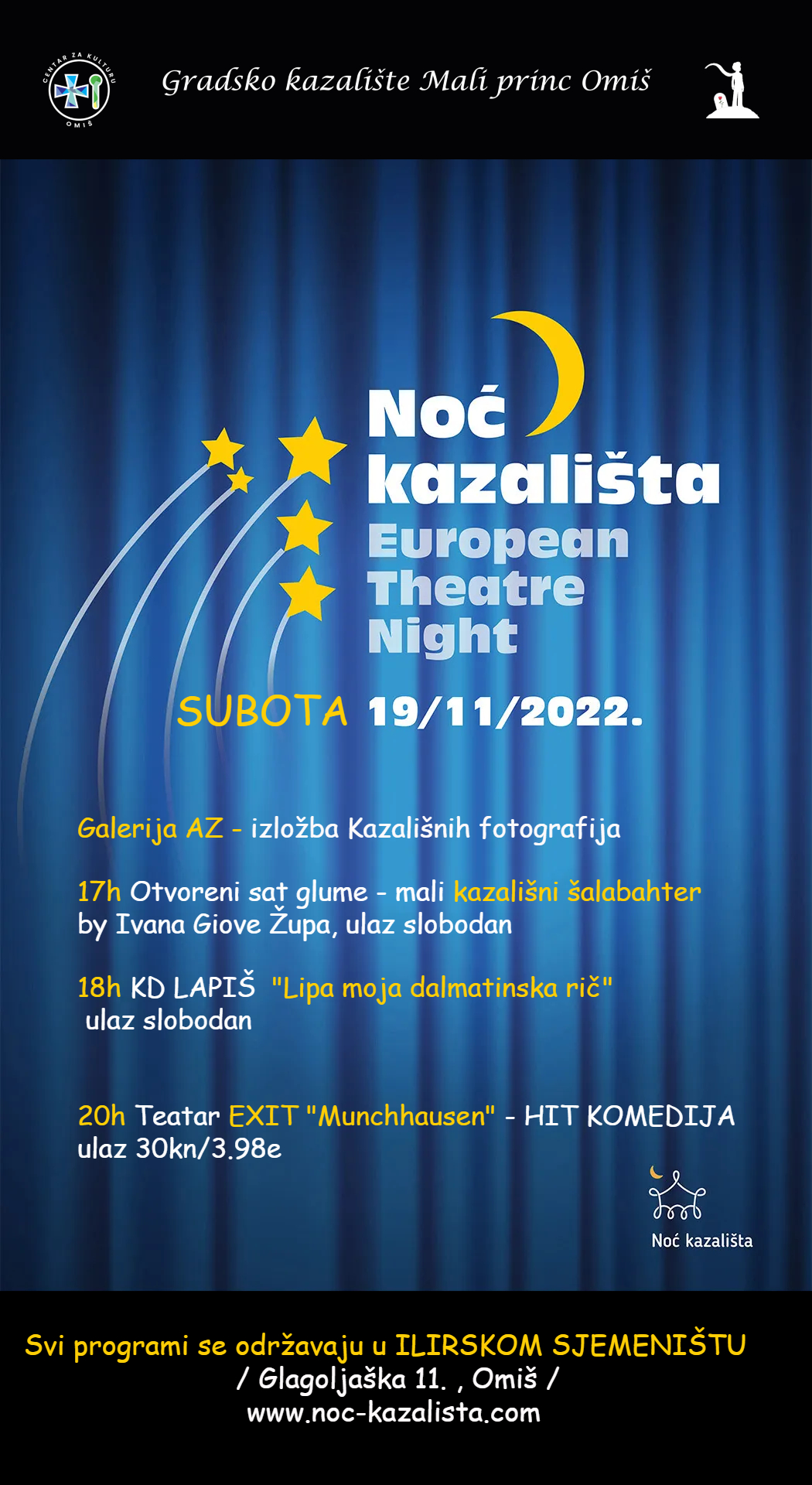 Noć kazališta u Omišu