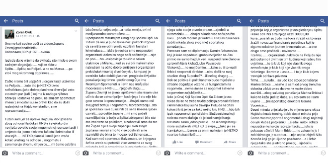 Zoran Cvrk se na Facebooku obratio Onom Koji Spolno Opći Sa Zidom, gradonačelniku Balvansaru, Brbiću, Ževrnji...