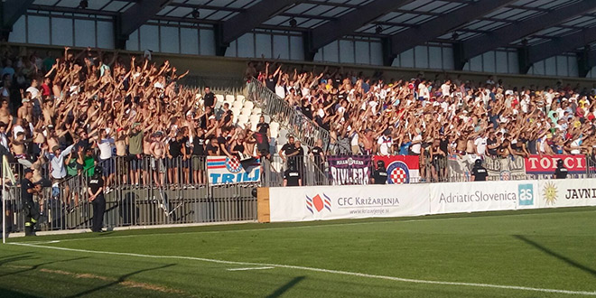Koper pobijedio Hajduk 3:2, Torcida skandira 'idemo dalje'