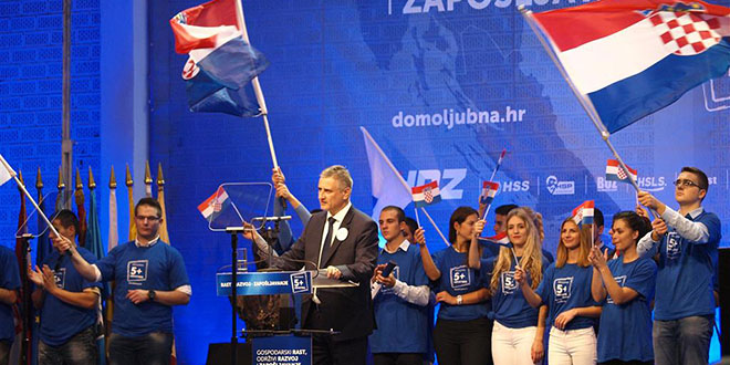 Tomislav Karamarko u Solinu: 'Vlast na odlasku plaši narod HDZ-om kao i devedesetih'