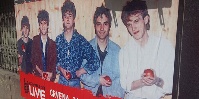 Crvena jabuka poziva na koncert s fotografijom iz vremena kada Žera još nije ni bio pjevač