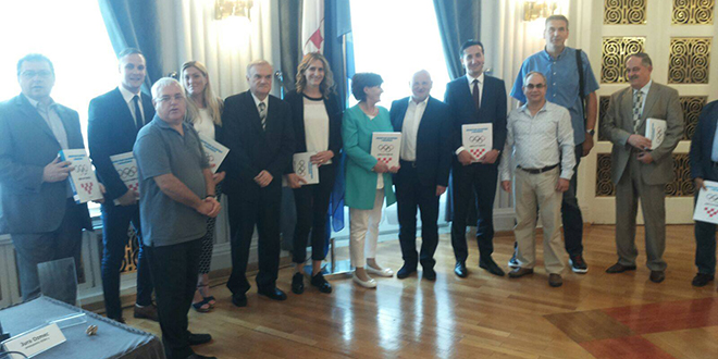 U Zagrebu promovirana knjiga Jurice Gizdića 'Hrvatski olimpijci i odličnici'