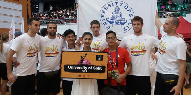 Momčad Sveučilišta u Splitu nastupa u Kini