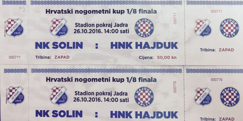 U Hajdukovu Fan shopu na Poljudu može se kupiti preostalih 250 ulaznica za Kup u Solinu 