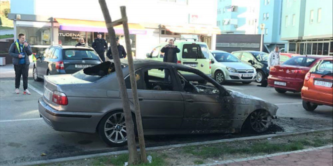 Opet izgorio automobil: Noćas oko 4.30 izbio je požar na BMW-u na Žnjanu