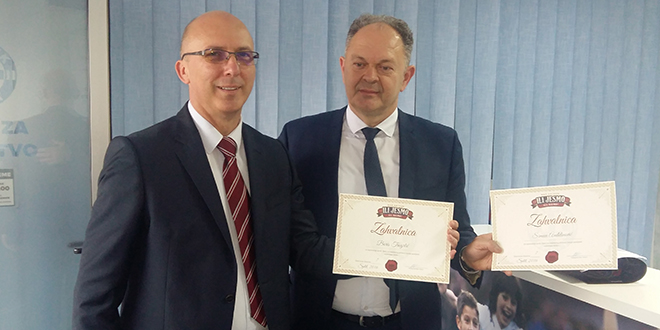 Jesmo: Donaciju uplatili rektor Šimun Anđelinović i dekan Boris Trogrlić