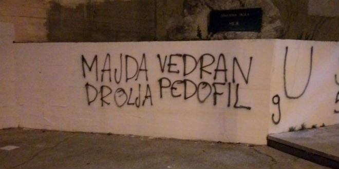 Ravnateljicu Osnovne škole Meje napadaju neprimjerenim grafitima, ogorčeni roditelji ustali protiv vandala!