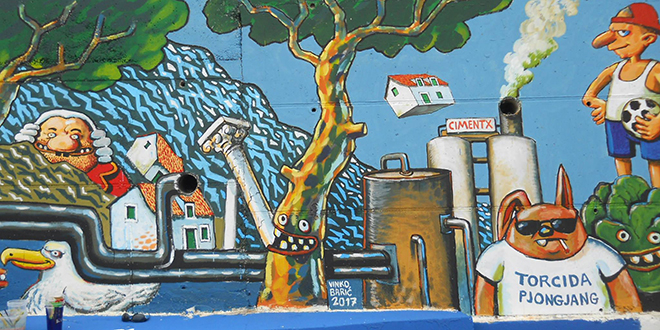 Vinko Barić oslikao mural u Svetom Kaju: 'Ovo je početak, slijede ostali solinski kvartovi'