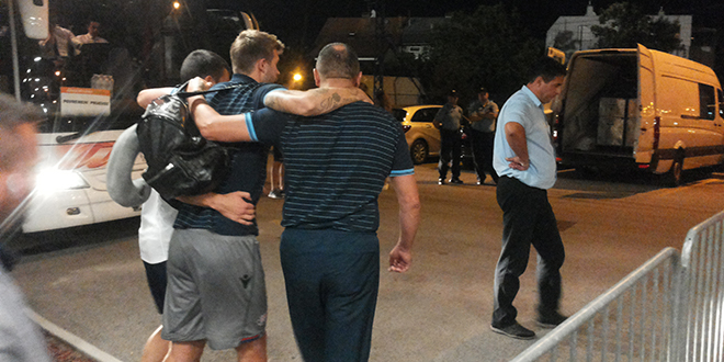 Futacs nakon utakmice nije mogao ni hodati, u Split su ga odvezli automobilom