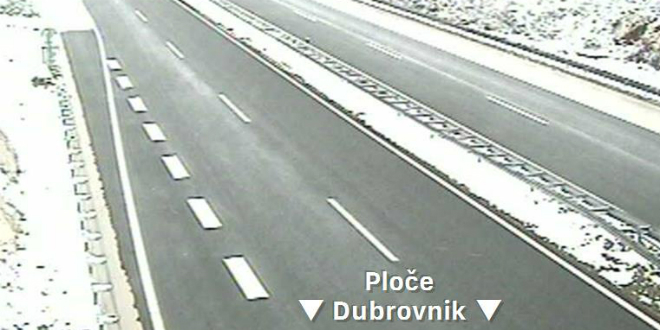 Proglašeni zimski uvjeti na autocesti od Zagvozda do Ravče