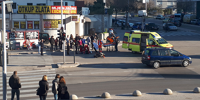 Prometna nesreća u Velebitskoj ulici