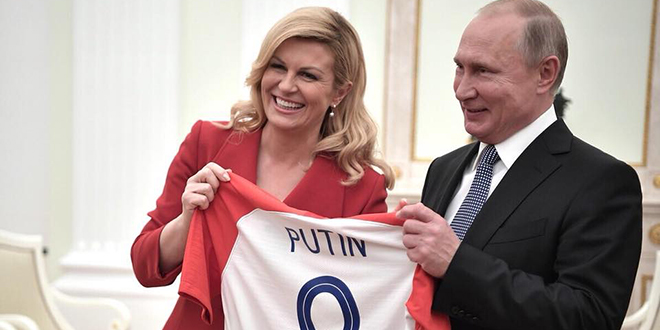 Kolinda: Čestitala sam Putinu na odličnoj organizaciji Svjetskog nogometnog prvenstva