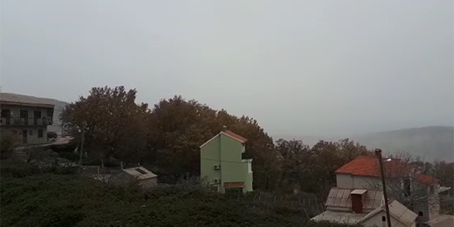 VIDEO: Počeo padati snijeg blizu Splita!