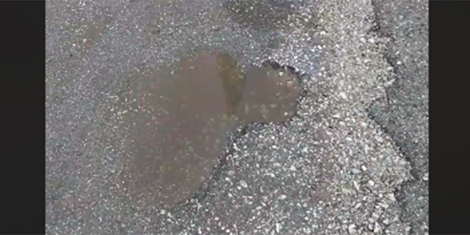 VIDEO: Rupe na Lokvama, pogledajte kako tamo asfalt izgleda