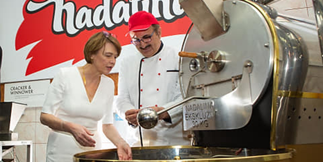 Supruga njemačkog predsjednika posjetila tvornicu čokolade Nadalina