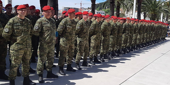 MIMOHOD CENTROM SPLITA Krstičević: Put 4. gardijske brigade u Domovinskom ratu je put pobjeda, junaštva i viteštva, crvena beretka je donosila slobodu!