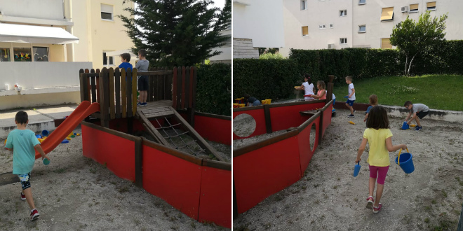 Djeca iz vrtića Mimoza napokon na svom igralištu!