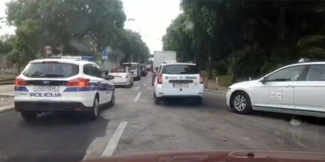 VIDEO Prometni čep se stvara na Jadranskom mostu