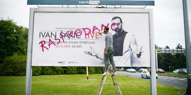 Ivan Šarić na svoj je način poručio da je rasprodao ulaznice za najveći stand up show u Hrvatskoj
