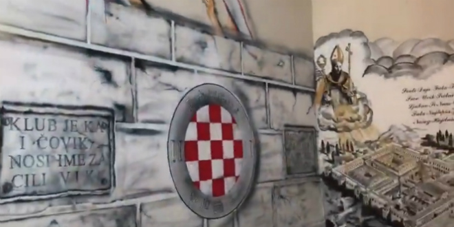VIDEO IZ GETA Odluče li prebrisati mural u čast Hajduka i Splita, fizički ćemo ih spriječiti!