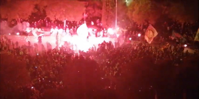 VIDEO: Torcida priredila veličanstvenu bakljadu u čast Vukovara