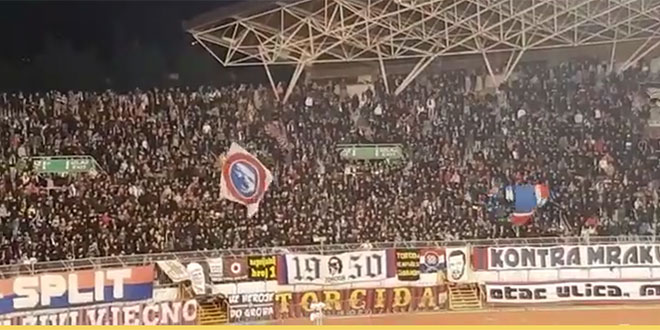 VIDEO: Torcida skandirala 'Buriću, odlazi!', Armada uzvratila s 'Buriću, ostani'